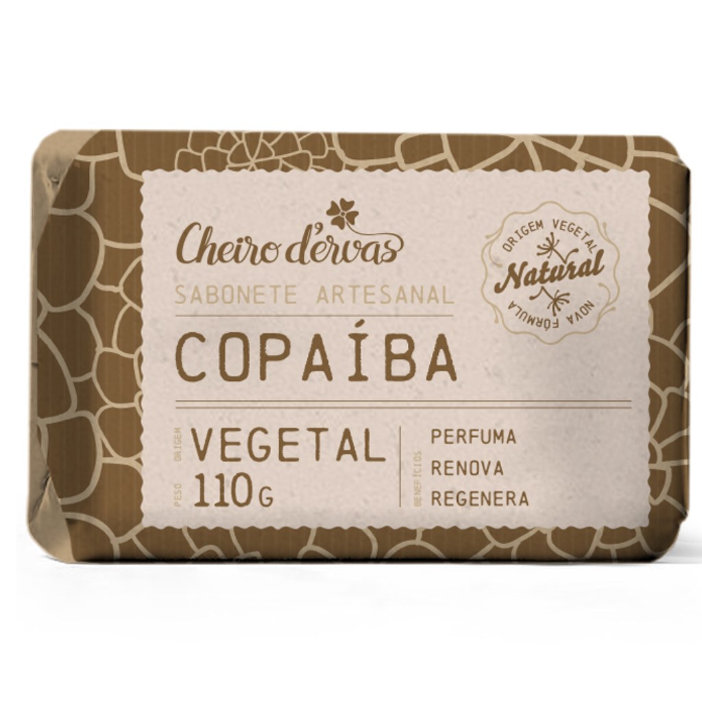 Sabonete Copaiba Natural 110g Cheiro D'Ervas