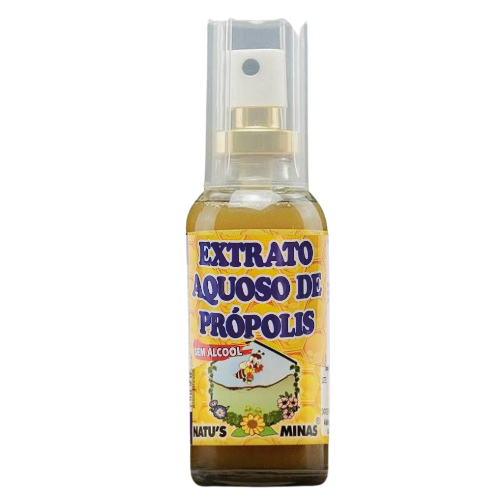 Extrato Aquoso de Spray de Propolis sem Alcool 35ml Natus Minas