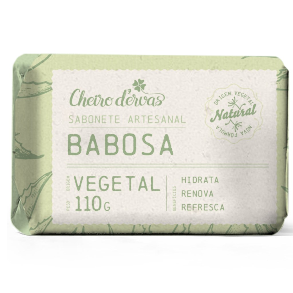 Sabonete Babosa Natural 110g Cheiro D'ervas
