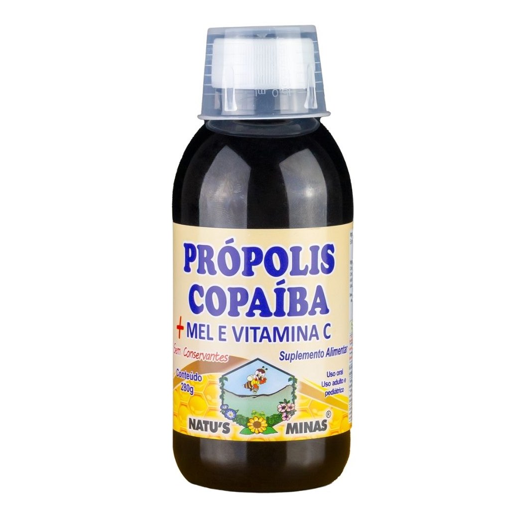 Extrato de Propolis com Copaiba e Vit. C 280g Natus Minas