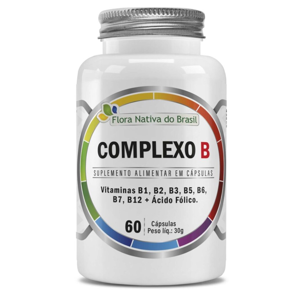 Complexo B 500mg 60 cápsulas Flora Nativa