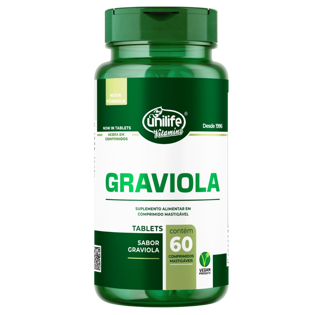 Graviola 1000mg 60 comprimidos Unilife