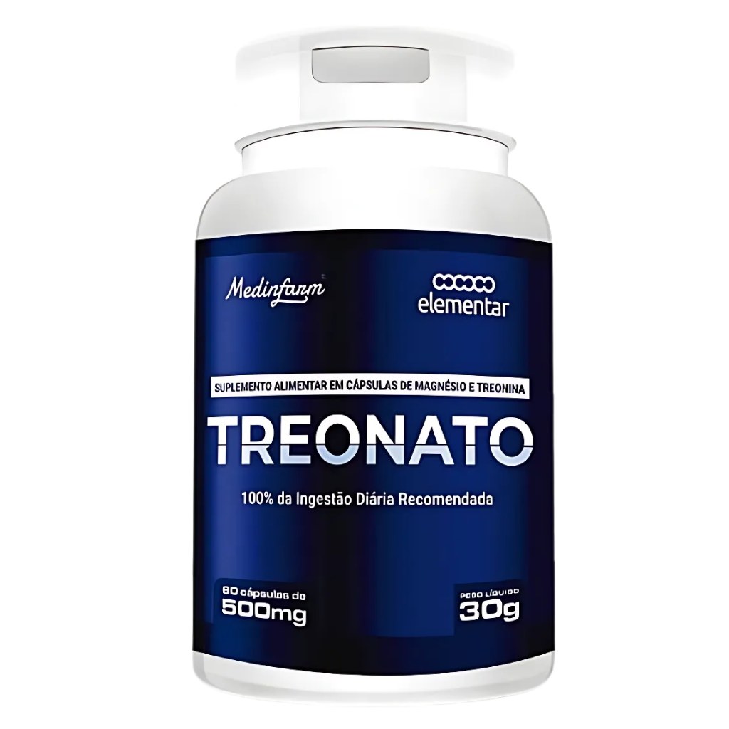 Magnesio Treonato 500mg 60 cápsulas Medinfarm - Genesis