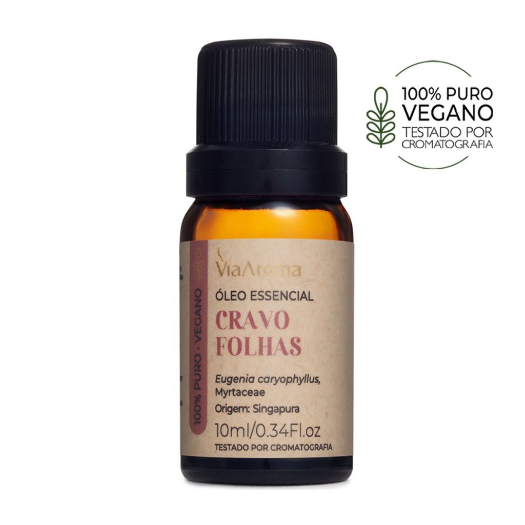 Oleo Essencial Cravo Folhas 10ml Via Aroma