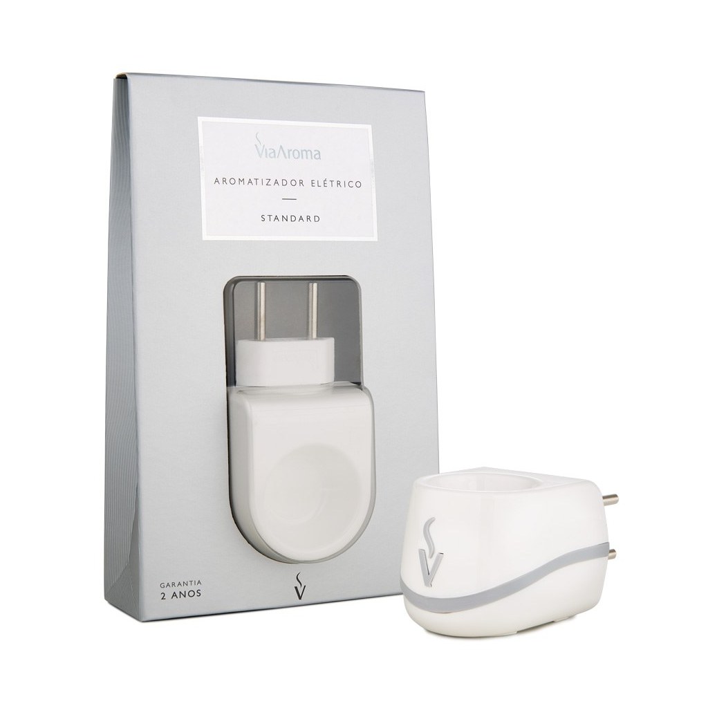 Aromatizador Eletrico Standard Branco Plástico Via Aroma