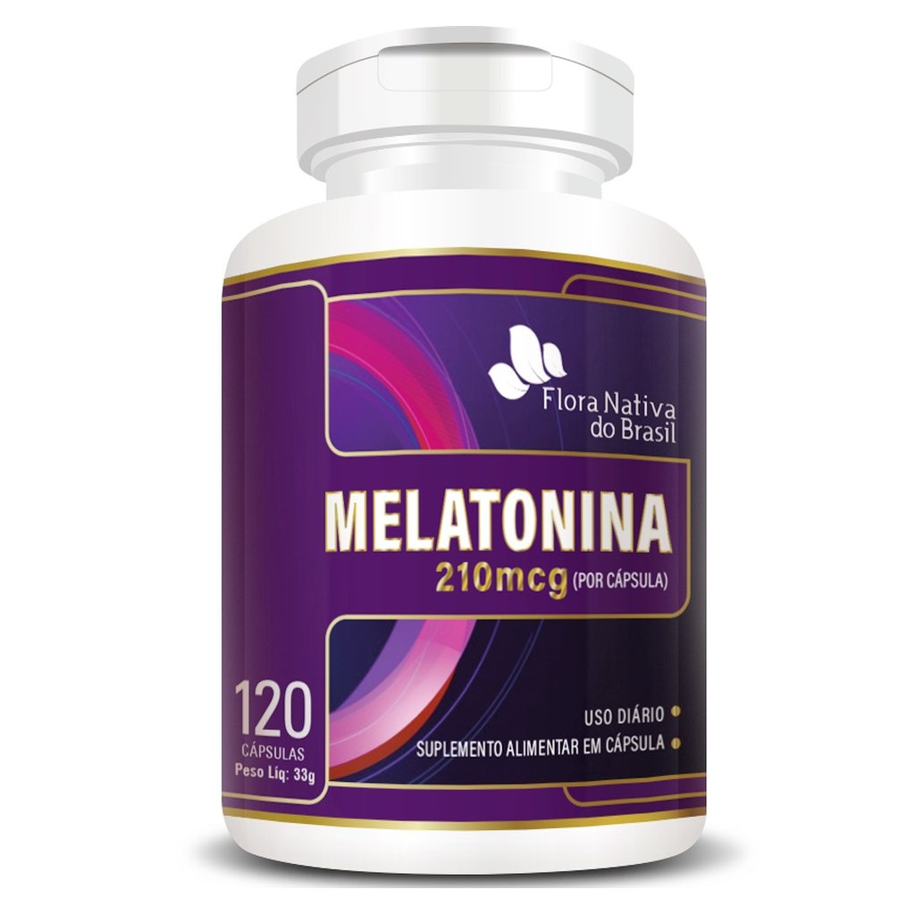 Melatonina (0,21mg) 120 cápsulas Flora Nativa