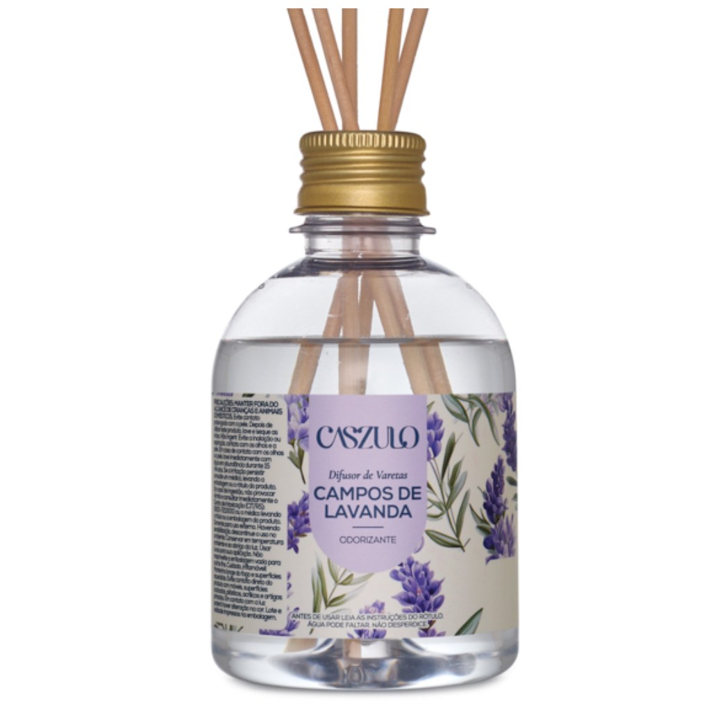 Difusor Varetas Campos de Lavanda 250ml Caszulo 