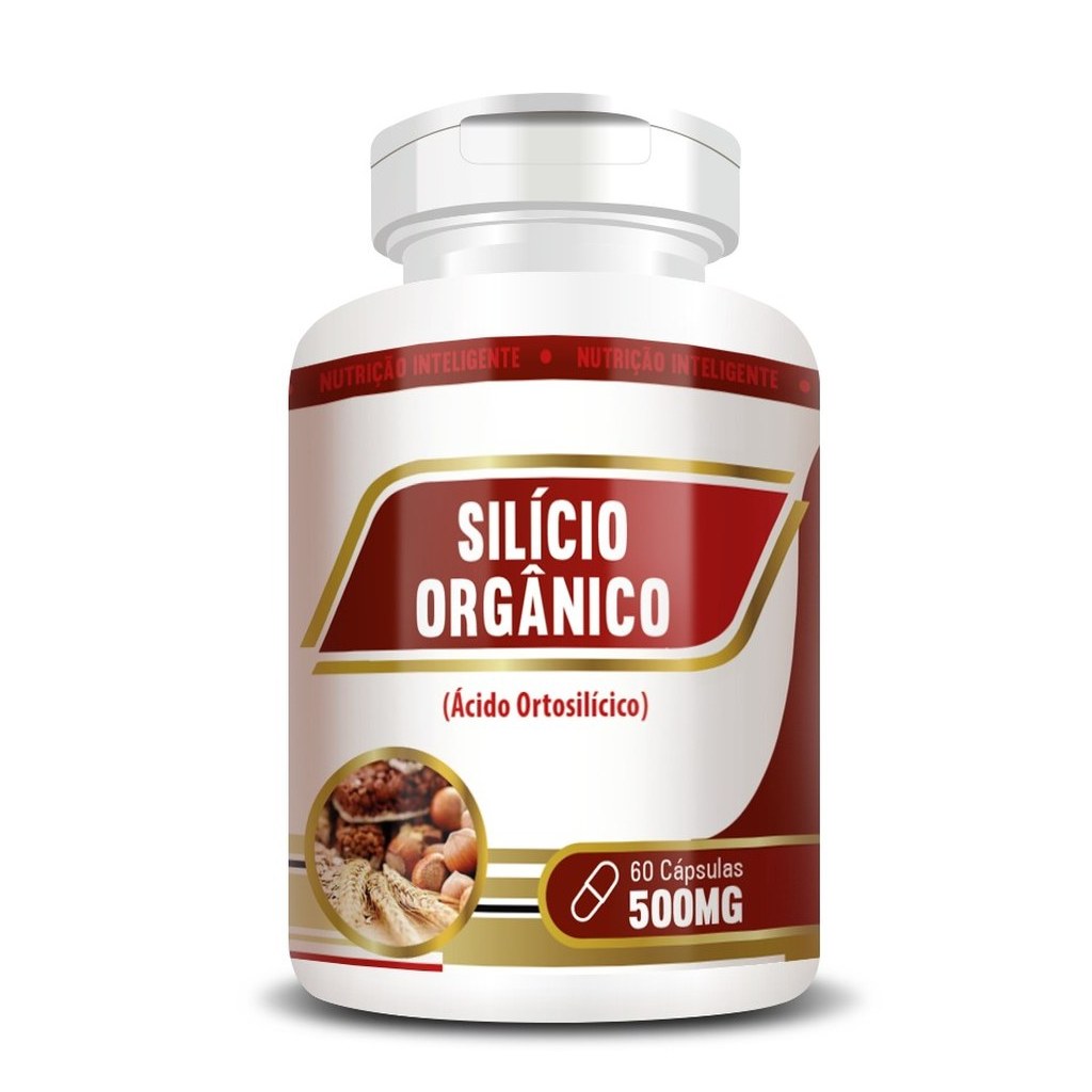 Silicio Organico 500mg 60 cápsulas RN Suplementos