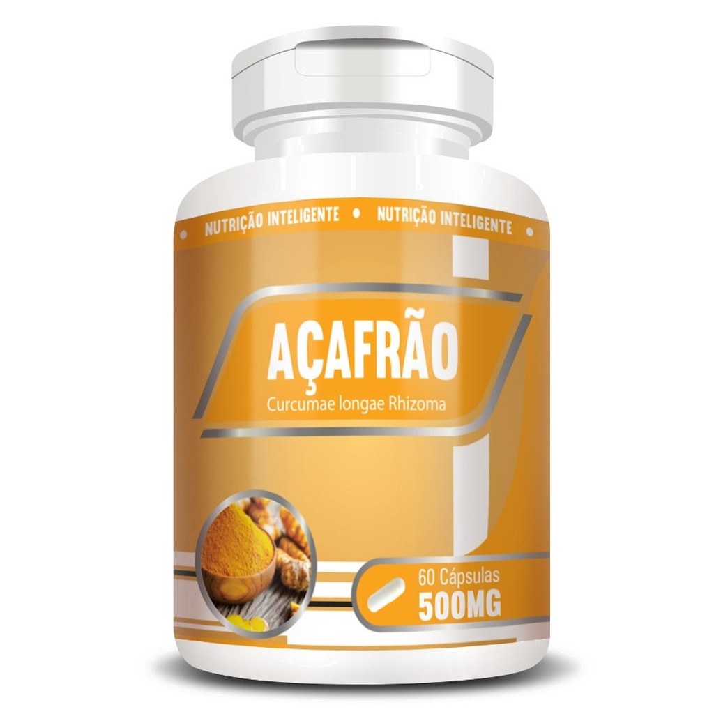 Açafrao 500mg 60 cápsulas RN Suplementos