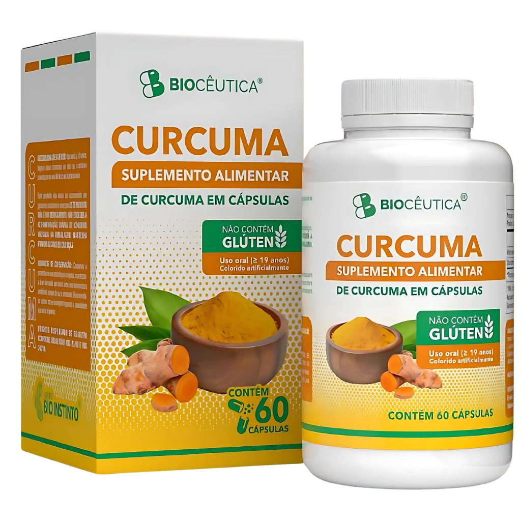 Curcuma 370mg 60 cápsulas Bioceutica