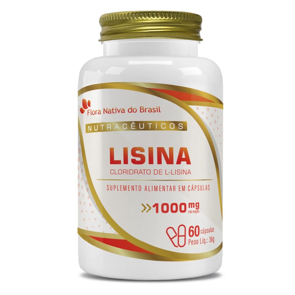 L-Lisina 1000mg 60 cápsulas Flora Nativa
