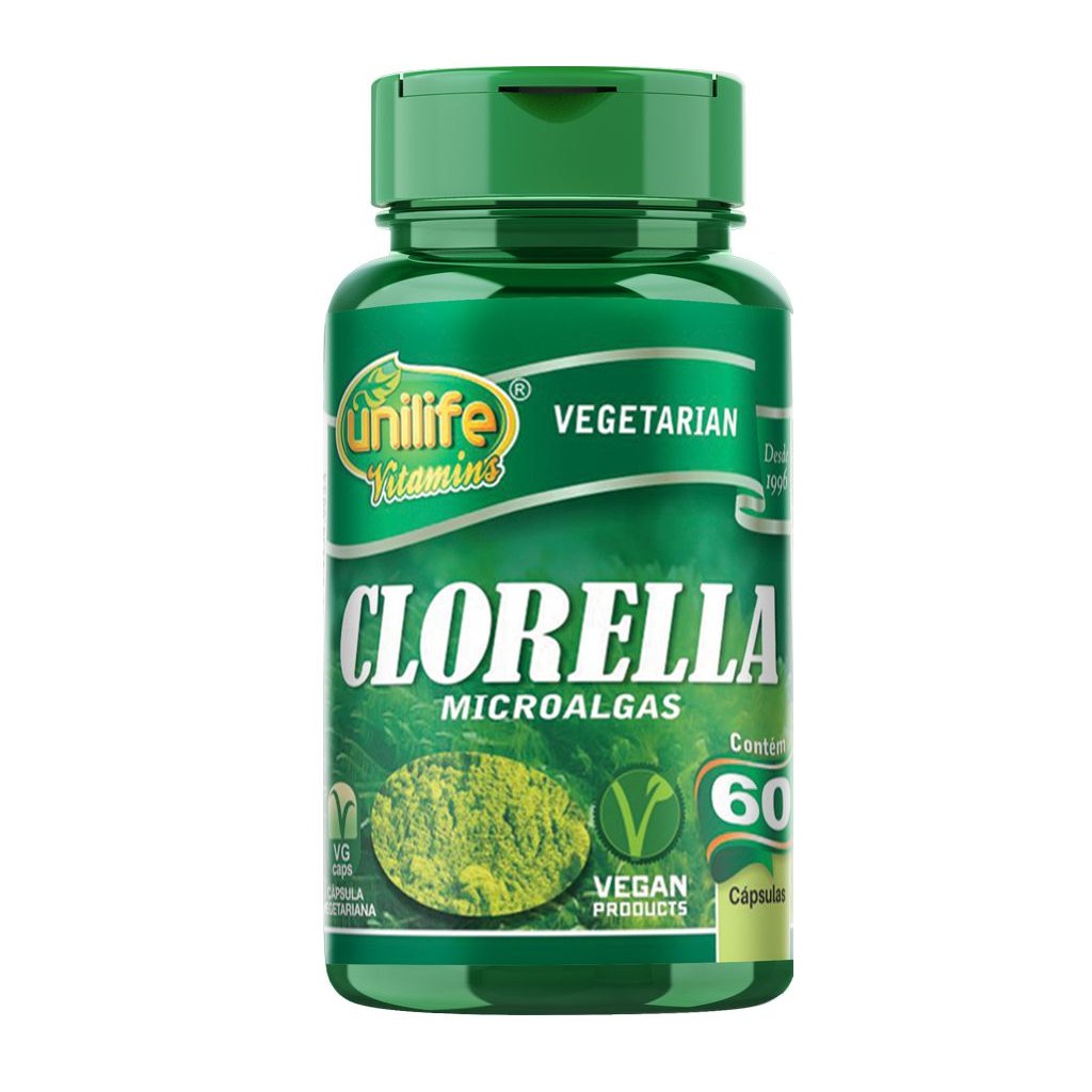 Clorella 500mg 60 cápsulas Unilife