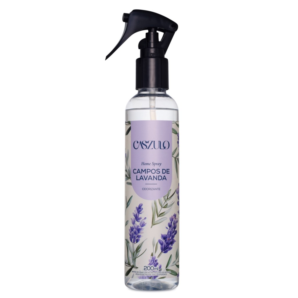 Home Spray Campos de Lavanda 200ml Caszulo Via Aroma