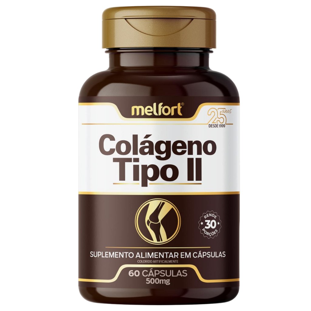 Colageno Tipo II 500mg 60 cápsulas Melfort