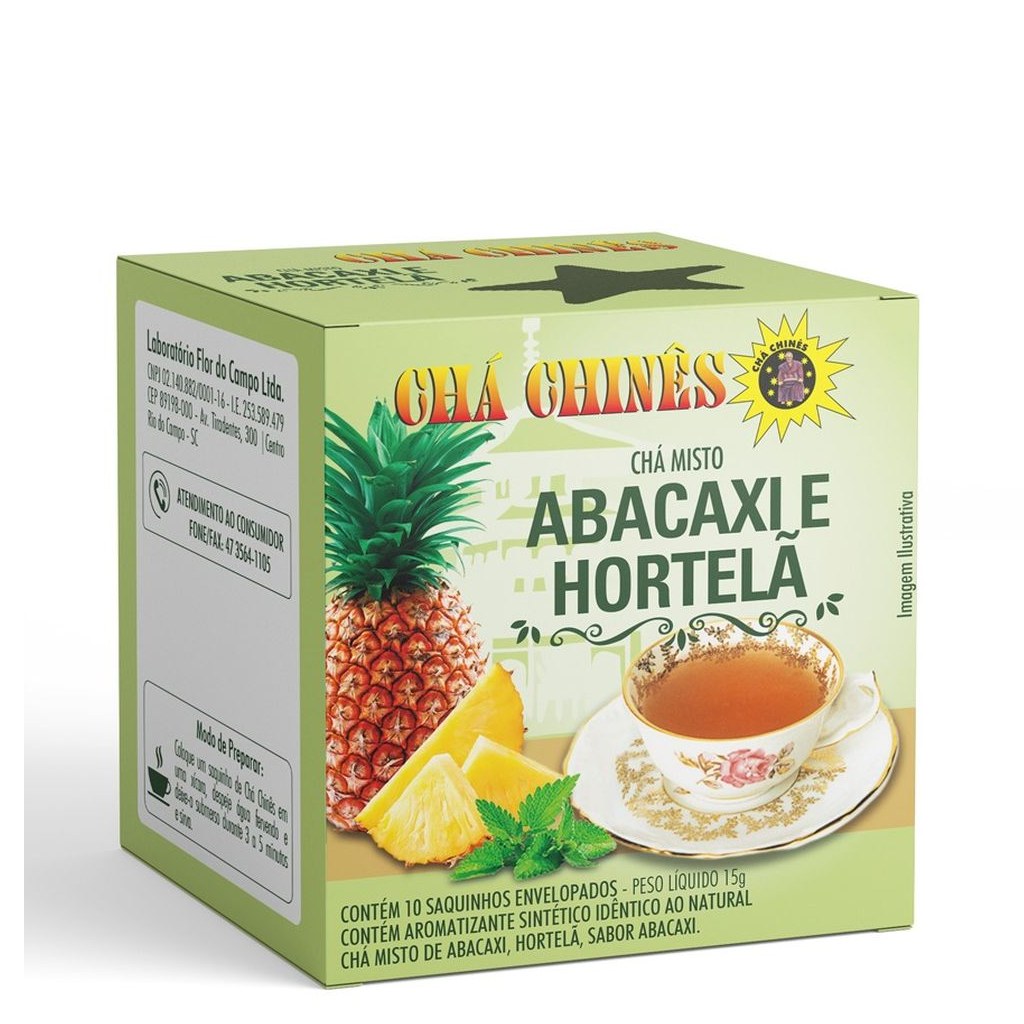 Cha Abacaxi com Hortela 15g Cha Chines