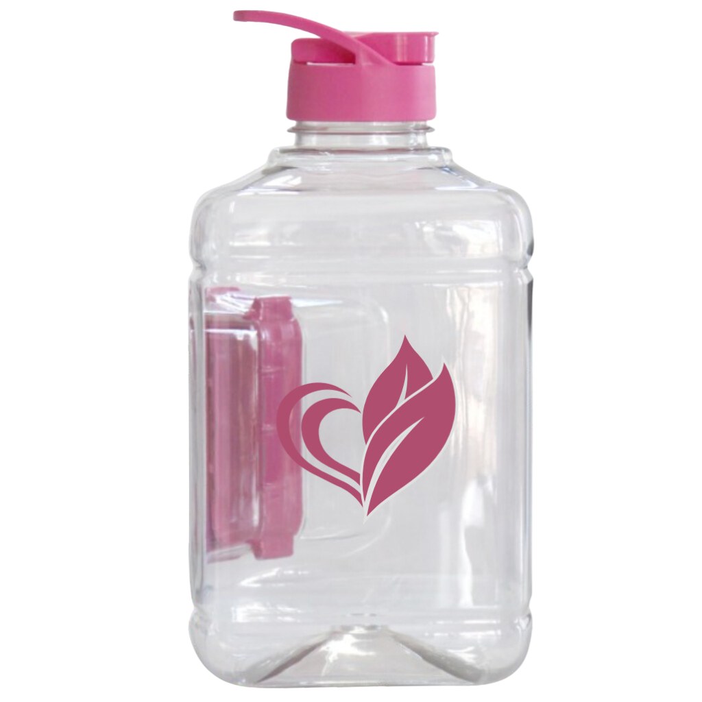 Galão Cristal 1,5L Tampa Rosa Twist