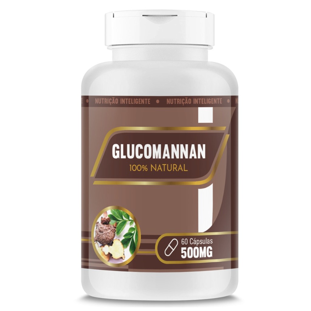 Glucomannan 500mg 60 cápsulas RN Suplementos