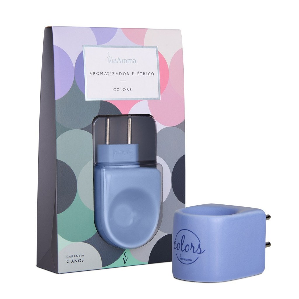 Aromatizador Eletrico Colors Azul Via Aroma
