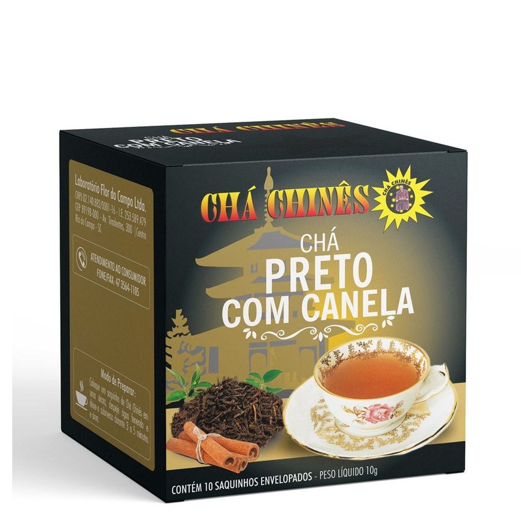 Cha Preto com Canela 10g Cha Chines