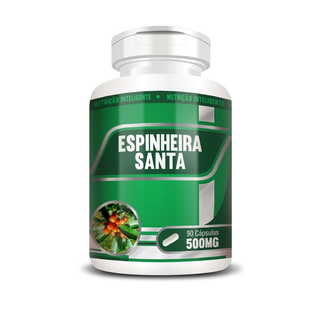Espinheira Santa 500mg 90 cápsulas RN Suplementos