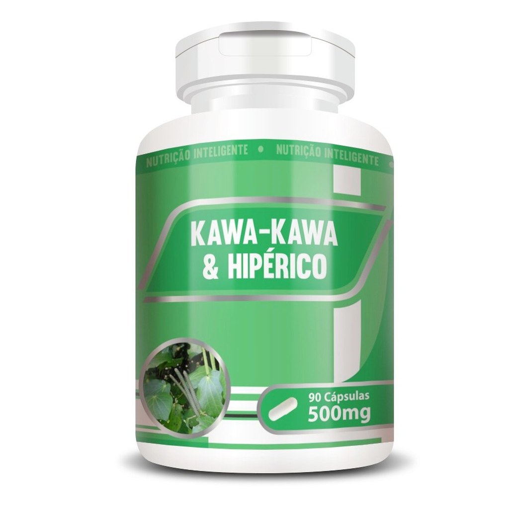 Kawa Kawa com Hiperico 500mg 60 cápsulas RN Suplementos
