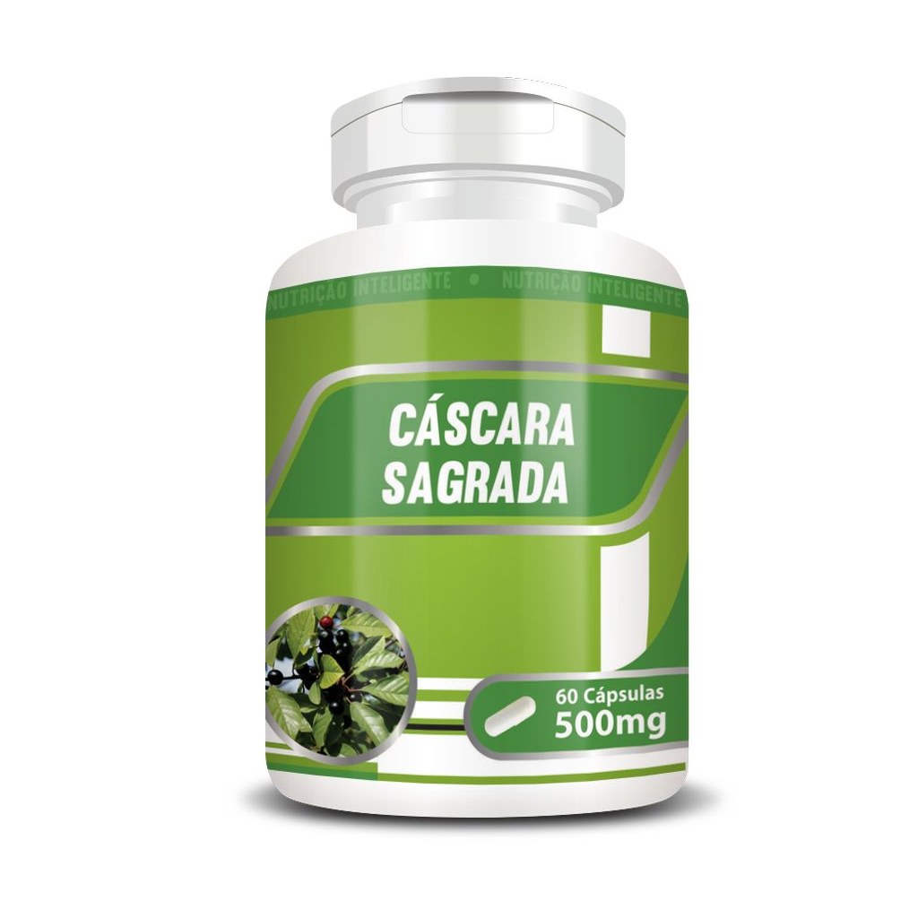 Cascara Sagrada 500mg 60 cápsulas RN Suplementos