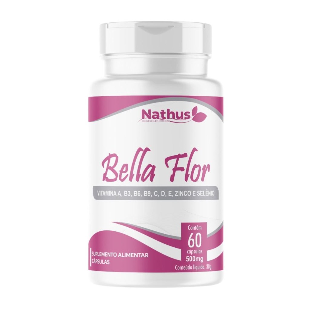 Bella Flor (Saude Feminina) 500mg 60 cápsulas Nathus