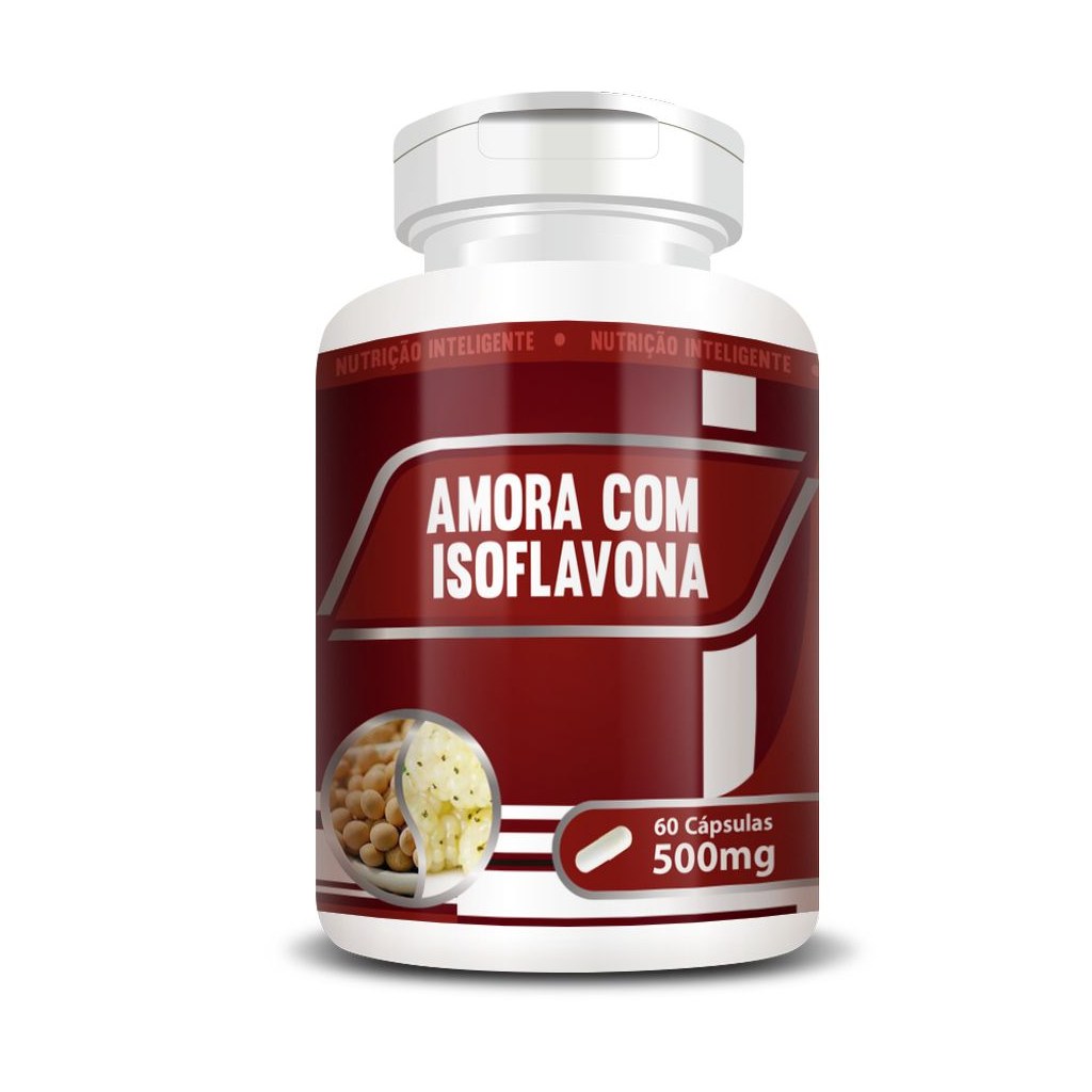 Amora com Isoflavona (Amora Branca) 500mg 60 cápsulas RN Suplementos