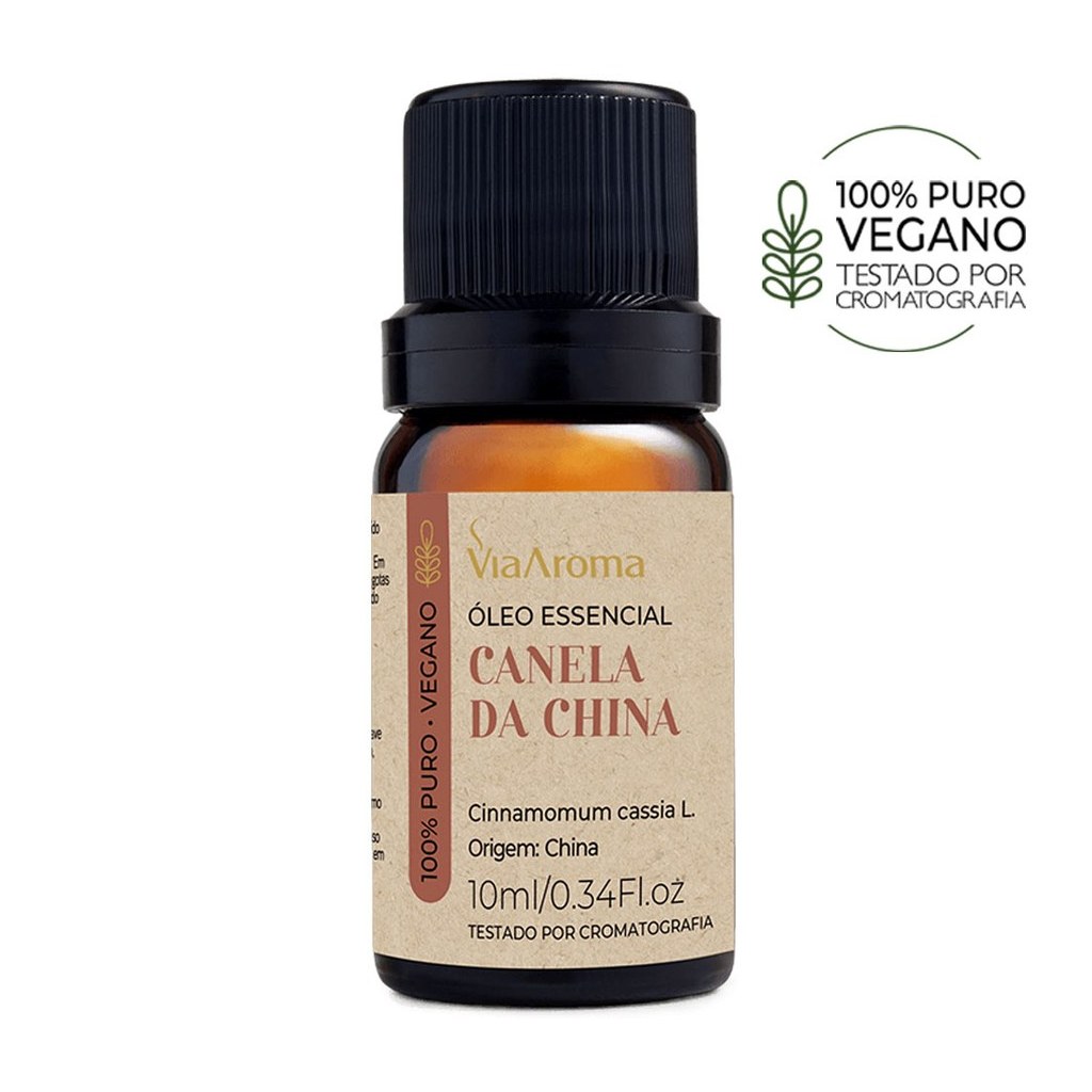Oleo Essencial Canela da China 10ml Via Aroma