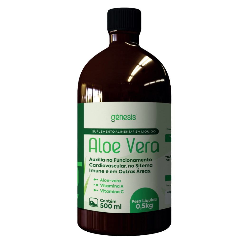 Aloe Vera (Babosa) 500ml Medinfarm - Genesis