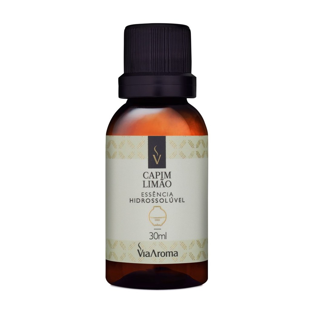 Essencia Hidrossoluvel Capim Limao 30ml Via Aroma