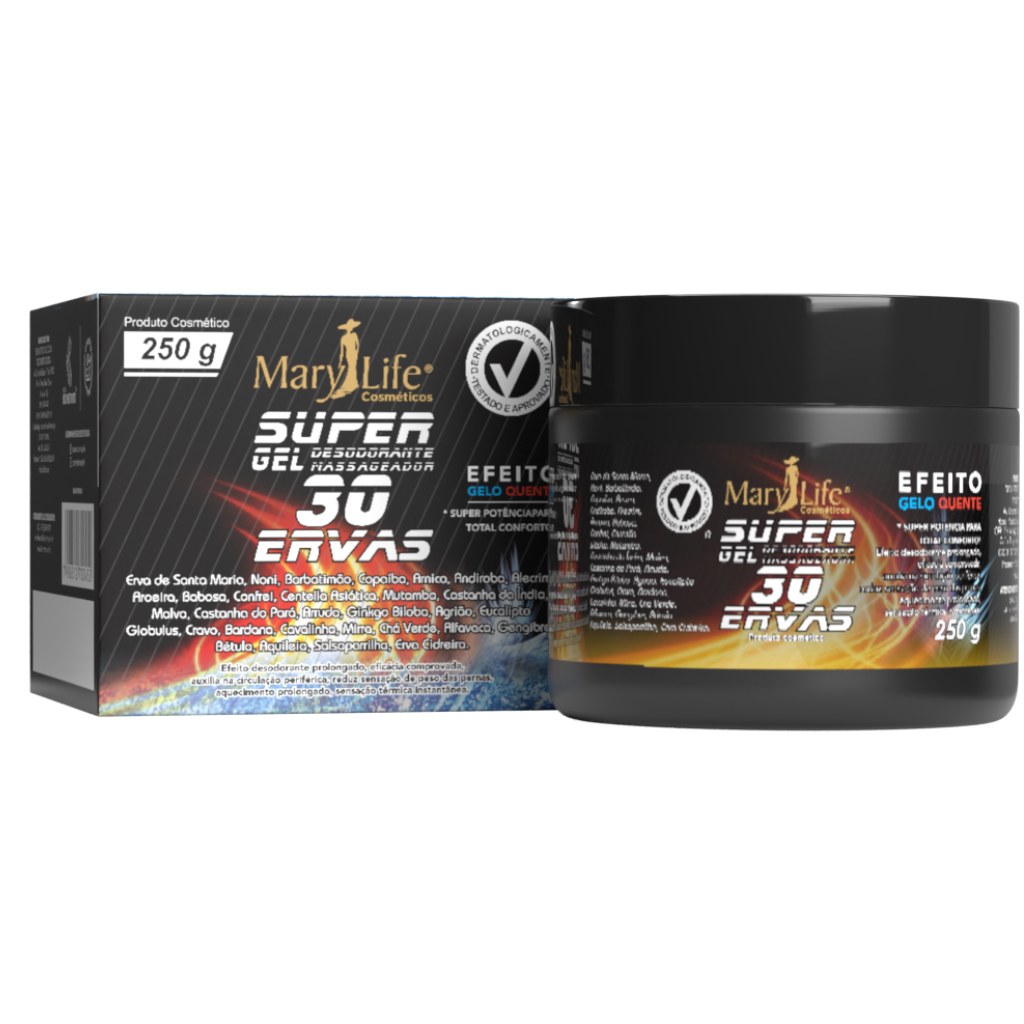 Gel Massageador Super 30 ervas 250g Bio Instinto