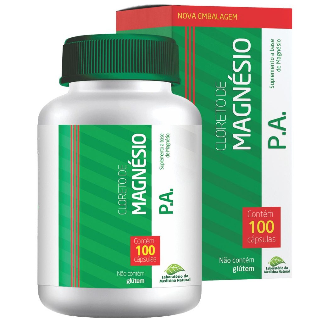 Cloreto de Magnesio 500mg 100 cápsulas Medinal