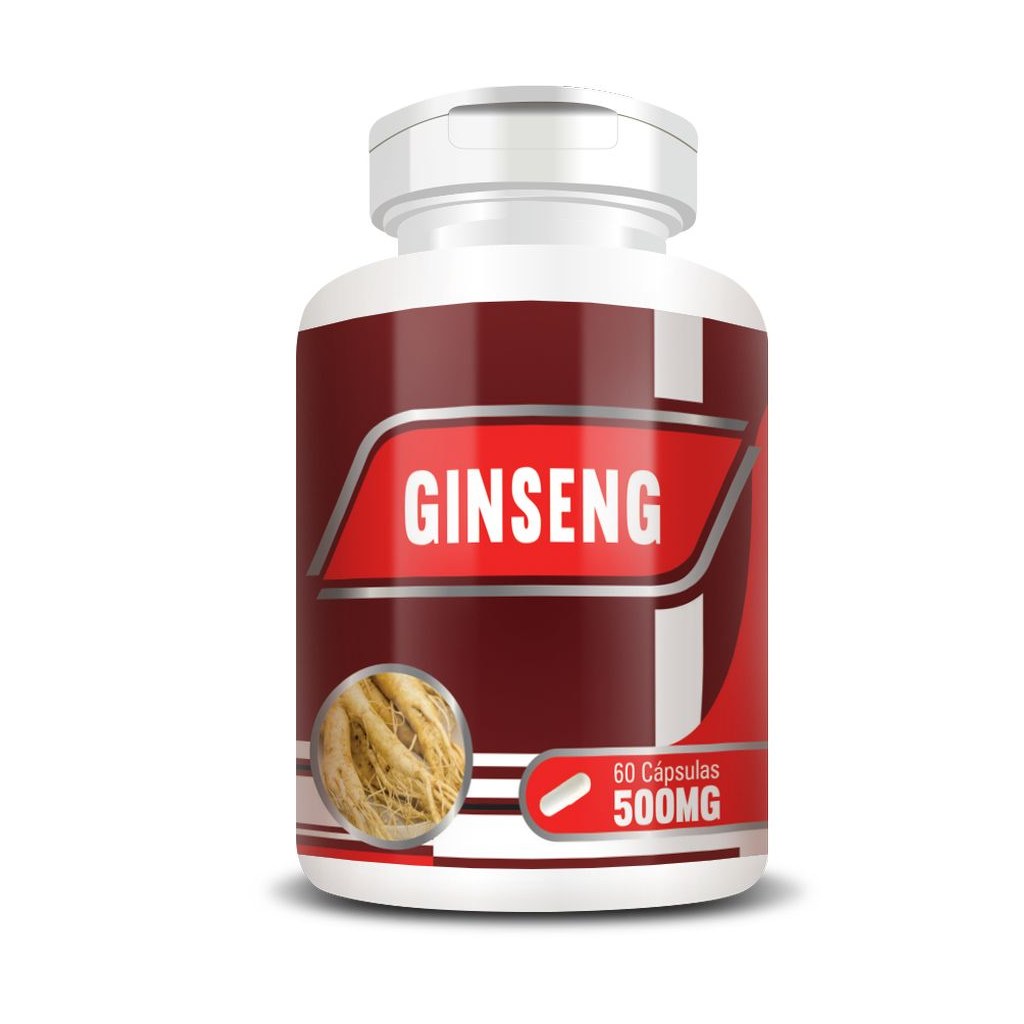 Ginseng (Brasileiro) 500mg 60 cápsulas RN Suplementos