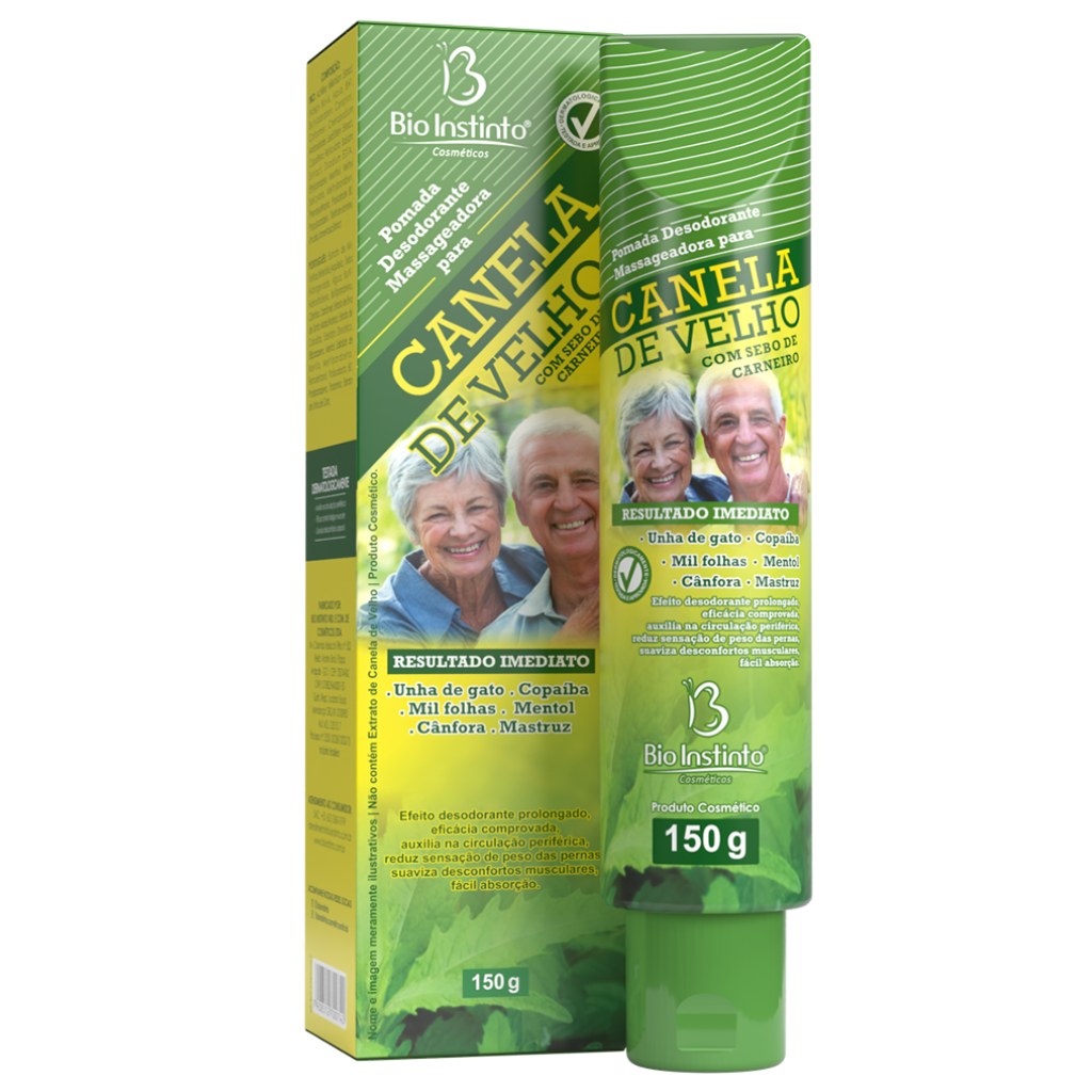 Pomada Massageadora Canela de Velho 150g Bio Instinto