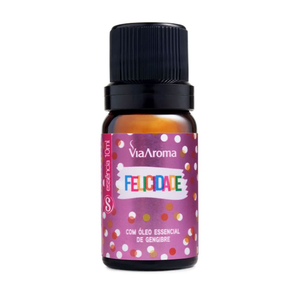 Essencia Felicidade (Com Gengibre) 10ml Via Aroma
