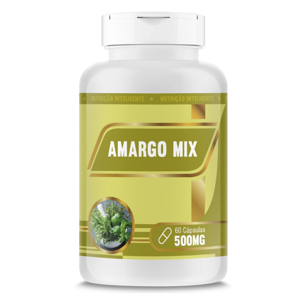 Amargo Mix 500mg 60 cápsulas RN Suplementos
