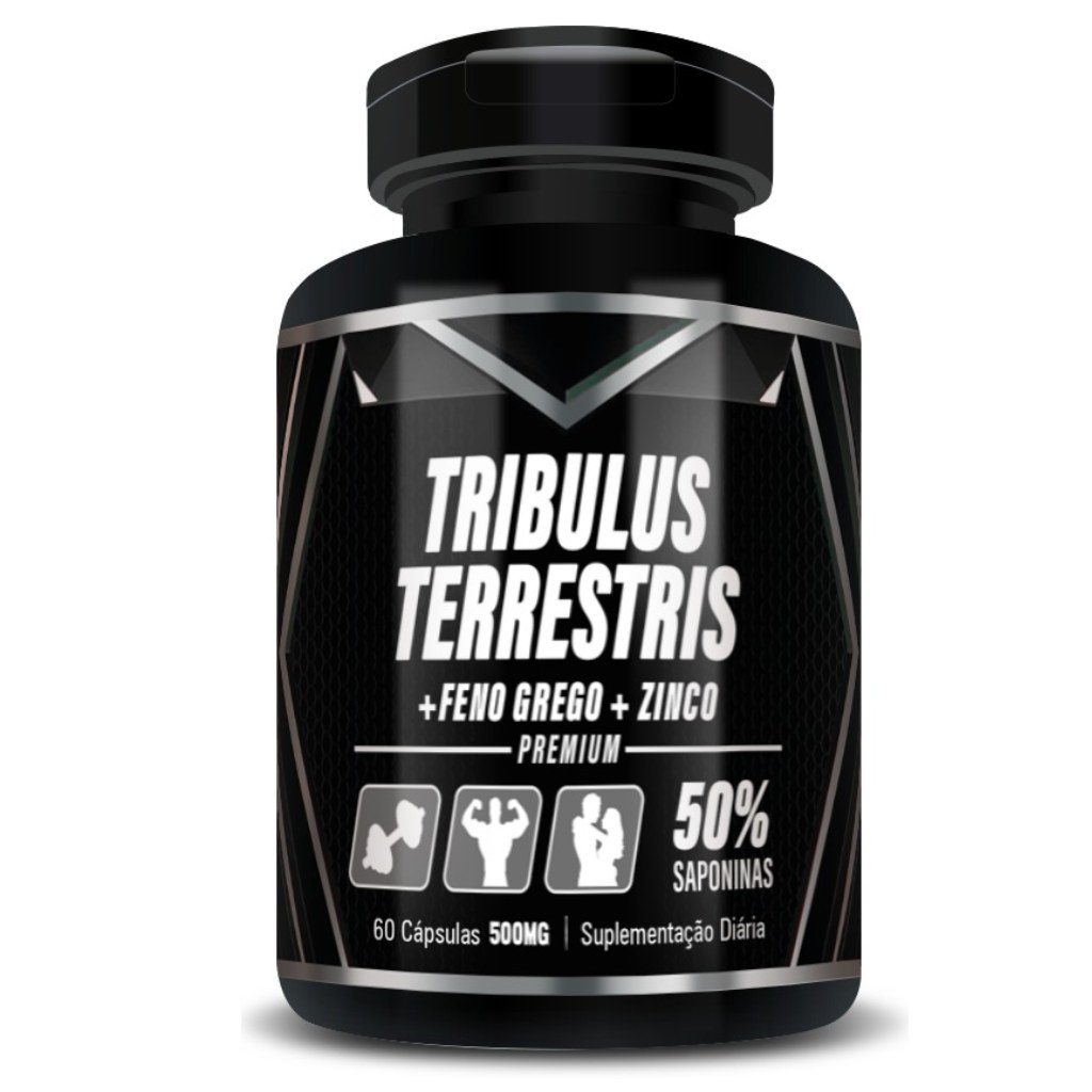 Tribulus Terrestris com Feno Grego e Zinco 500mg 60 cápsulas Kury Ervas