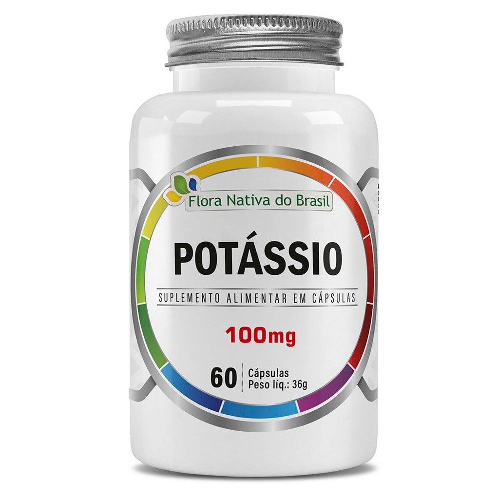 Potassio (100mg) 600mg 60 cápsulas Flora Nativa