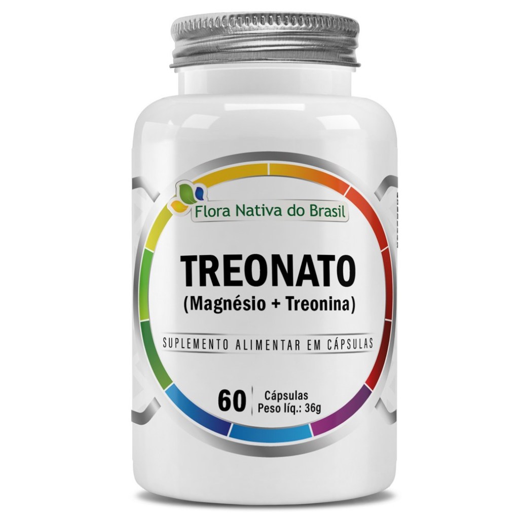 Magnesio Treonato 500mg 60 cápsulas Flora Nativa