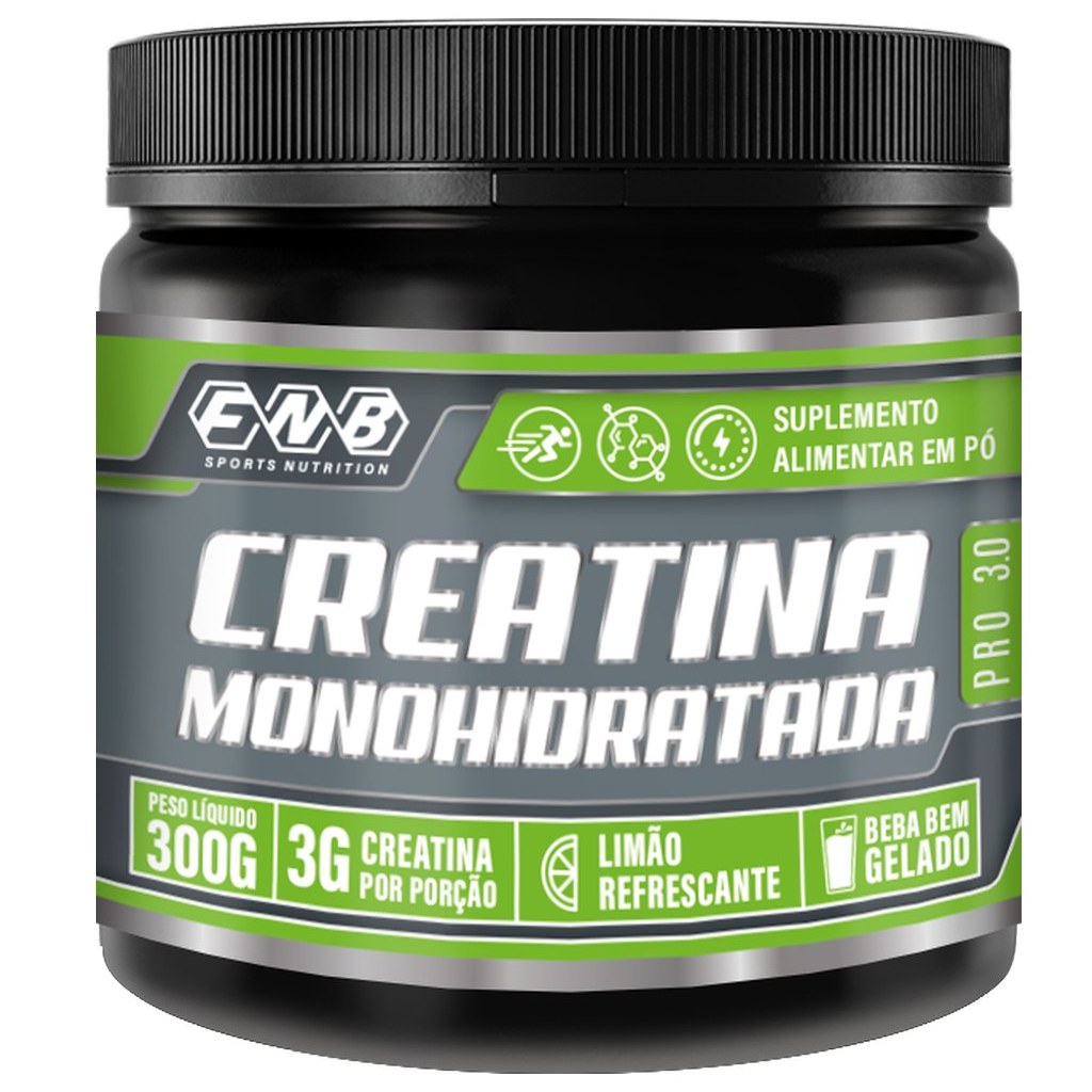 Creatina Monohidratada Limao 300g Flora Nativa