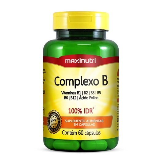 [100214] Complexo B 400mg 60 cápsulas Maxinutri