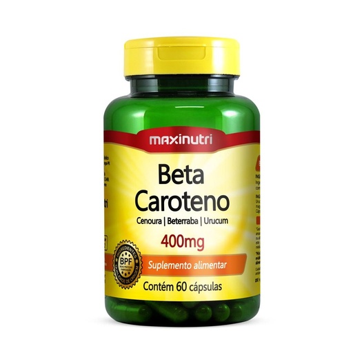 [10061] Betacaroteno 400mg 60 cápsulas Maxinutri