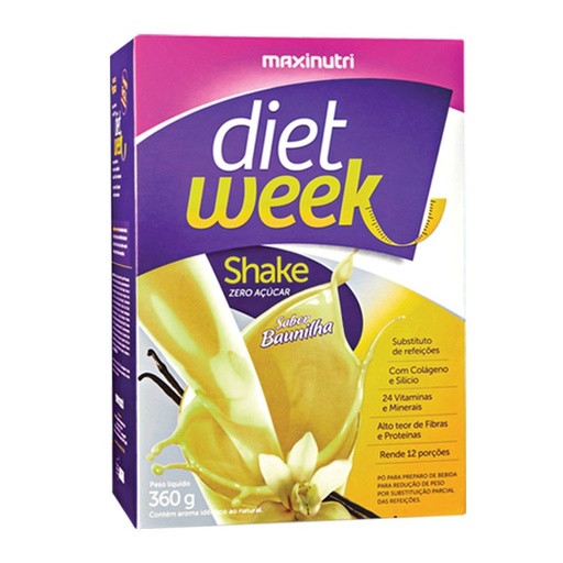 [1010924] Diet Week Shake 360g Baunilha Maxinutri