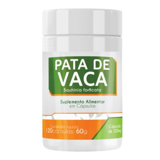 [1048] Pata de Vaca 500mg 120 cápsulas Naturalis Brasil