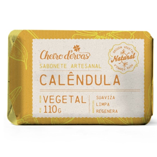[1063] Sabonete Calendula Natural 110g Cheiro D'ervas