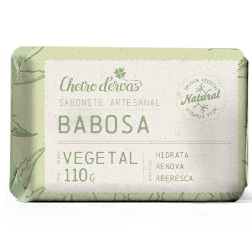 [1087] Sabonete Babosa Natural 110g Cheiro D'ervas