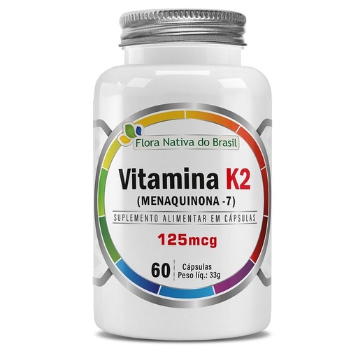 [10989] Vitamina K2 (125mcg) 500mg 60 cápsulas Flora Nativa