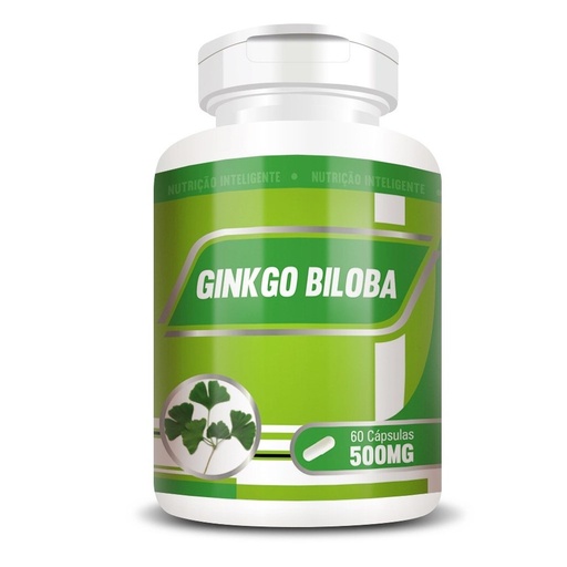[1194] Ginkgo Biloba 500mg 60 cápsulas RN Suplementos