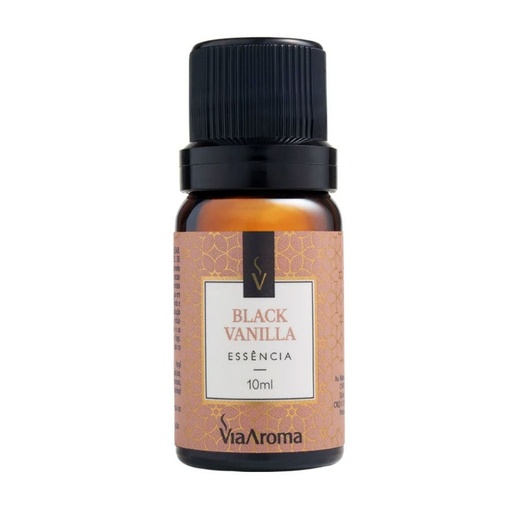 [1642] Essencia Vanilla Black 10ml Via Aroma